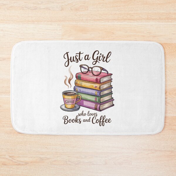 Item preview, Just a Girl who loves Books and Coffee designed and sold by jkrphoto.