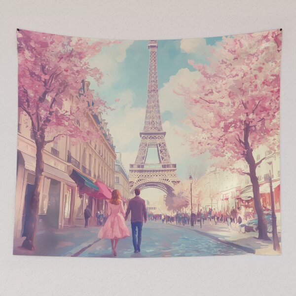 Item preview, Couple Walking In Paris in Spring designed and sold by Rtymer.