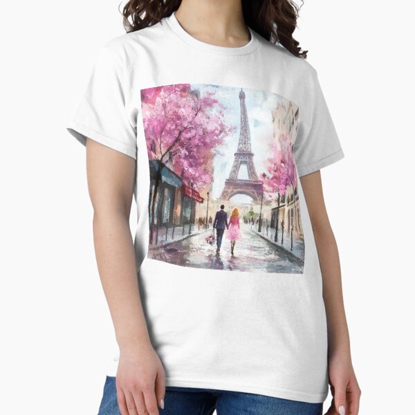 Item preview, Couple Walking In Paris in Spring designed and sold by Rtymer.