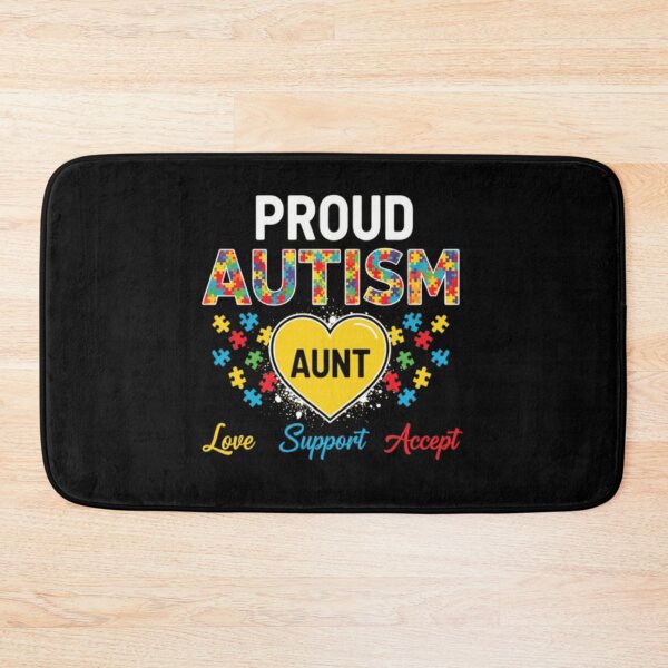 Artikelvorschau, Stolze Autismus-Tante, Liebe, Unterstützung, Hilfe annehmen, Bewusstsein. Autistic Pride Day (18. Juni) entworfen und verkauft von Obinne.