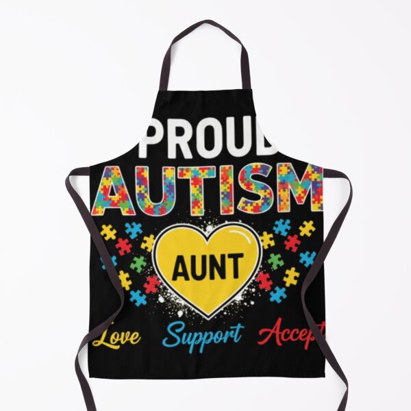 Item preview, Proud Autism Aunt Love Support Accept Help Awareness .Autistic Pride Day (June 18) designed and sold by Obinne.