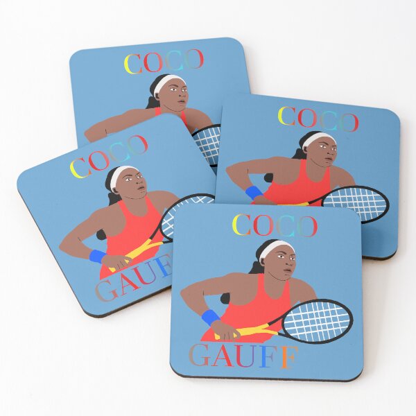 Item preview, Coco Gauff illustration designed and sold by ZooStateofMind.