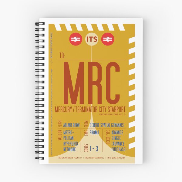 Item preview, Mercury Boarding Pass (Interplanetary Space Travel Ticket Collection) designed and sold by BGALAXY.