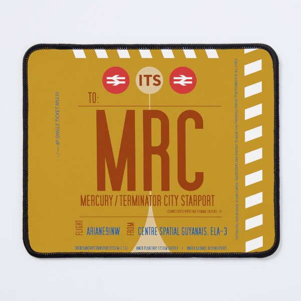 Artikelvorschau, Mercury Boarding Pass (Interplanetary Space Travel Ticket Collection) entworfen und verkauft von BGALAXY.