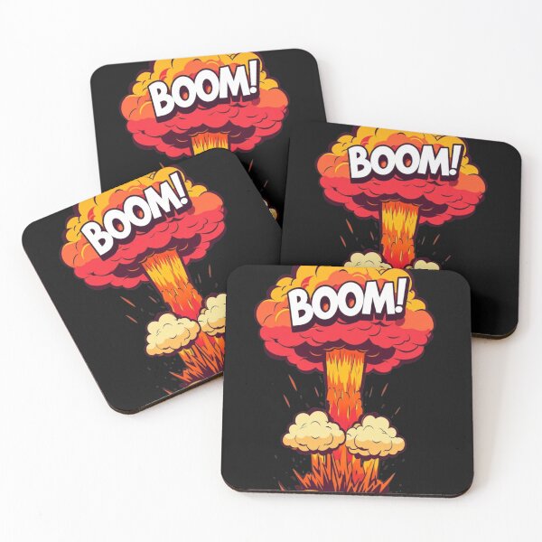 Item preview, Dynamic Cartoon Explosion BOOM! Illustration T-Shirt designed and sold by Winther-Art.