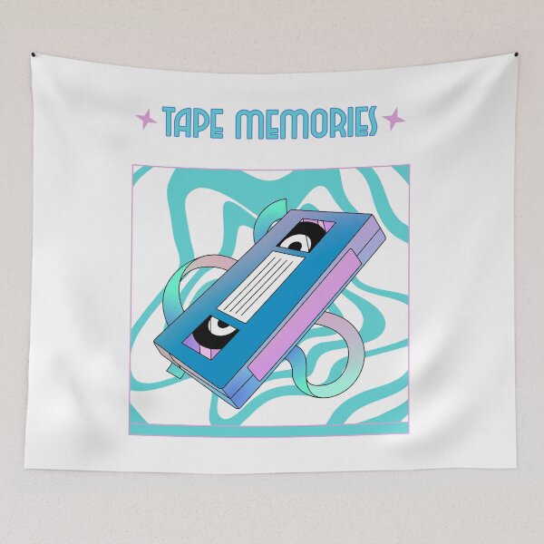 Item preview, tape memories - retro vhs designed and sold by salvaverde.