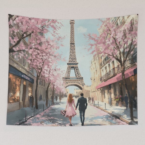 Item preview, Couple Walking In Paris in Spring designed and sold by Rtymer.
