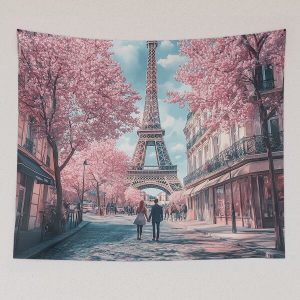 Item preview, Couple Walking In Paris in Spring designed and sold by Rtymer.