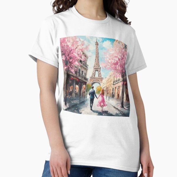Item preview, Couple Walking In Paris in Spring designed and sold by Rtymer.