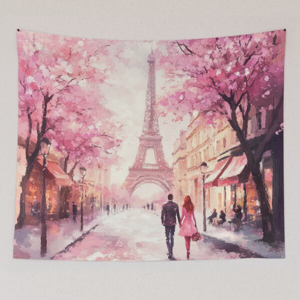 Item preview, Couple Walking In Paris in Spring designed and sold by Rtymer.