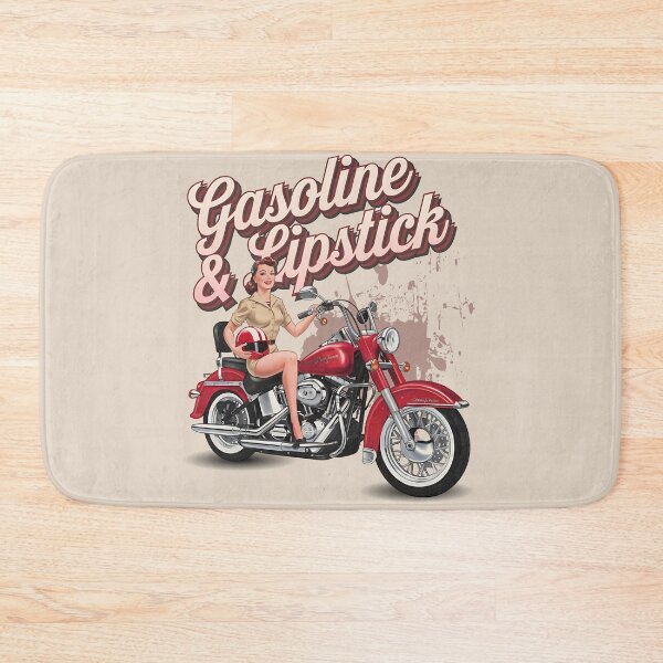 Item preview, Gasoline & lipstick - Filling station - Petroliana - cafe racer styling - highway to hell - Chop shop - Born to race designed and sold by JansenGS.
