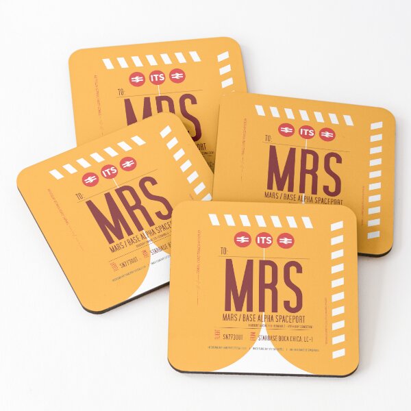 Item preview, Mars Boarding Pass (Interplanetary Space Travel Ticket Collection) designed and sold by BGALAXY.