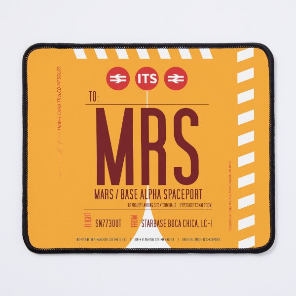 Item preview, Mars Boarding Pass (Interplanetary Space Travel Ticket Collection) designed and sold by BGALAXY.