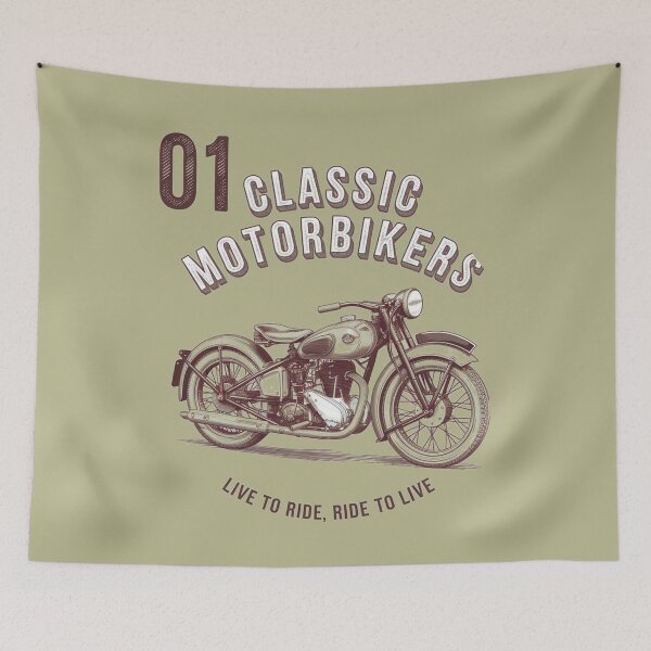 Item preview, Classic motorbikes - Filling station - Petroliana - cafe racer styling - highway to hell - Chop shop - Born to race designed and sold by JansenGS.