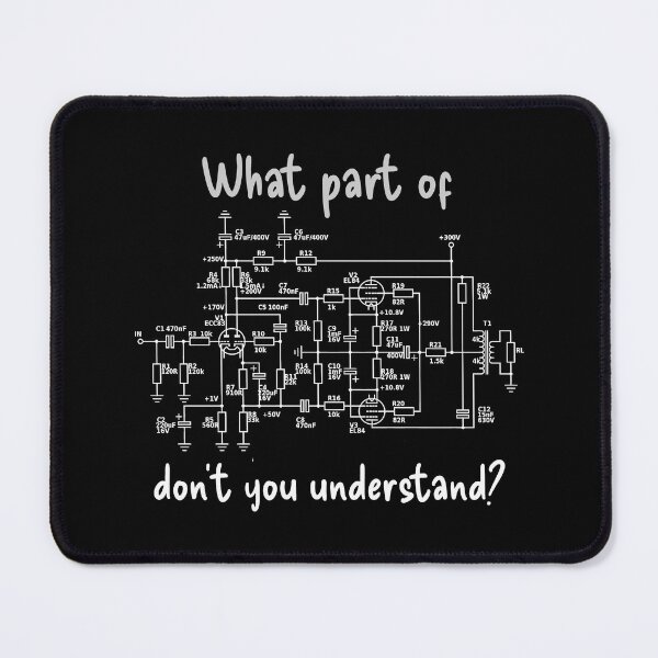 Item preview, What part of don't you understand? - sarcastic geek humor, dark background designed and sold by PixelPunny.
