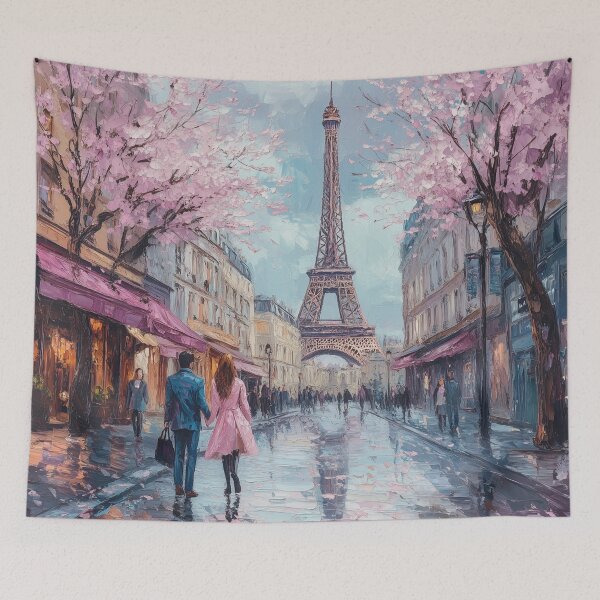 Item preview, Couple Walking In Paris in Spring designed and sold by Rtymer.