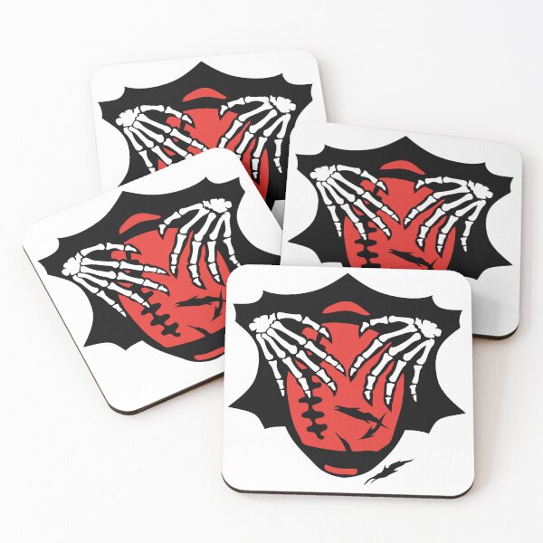 Item preview, rugby or American football claws skeleton hand logo designed and sold by Achille3777.