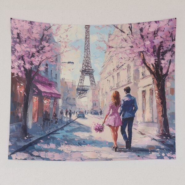 Item preview, Couple Walking In Paris in Spring designed and sold by Rtymer.