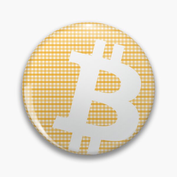 Item preview, bitcoin in preppy gingham style designed and sold by field3.