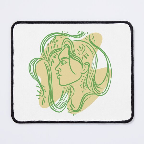 Item preview, Green girl designed and sold by ArtByLakmini.