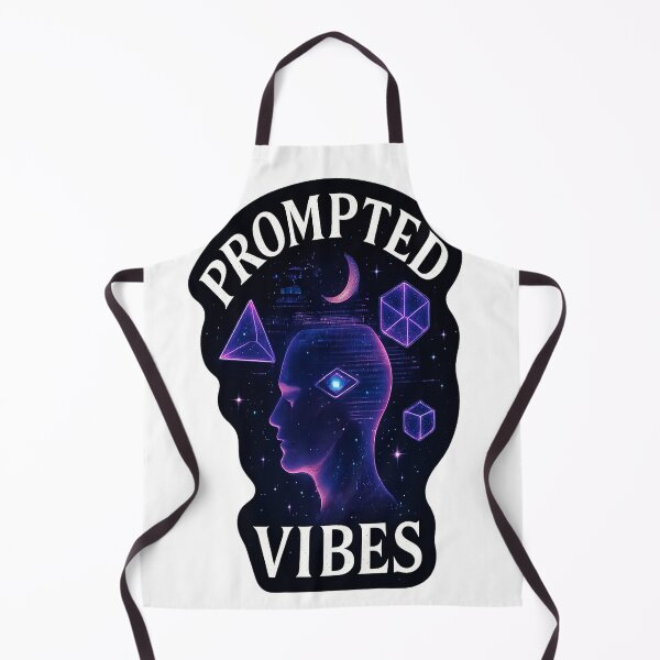 Item preview, > AI Spiritual Glitch Art – Third Eye Head with Cosmic Symbols – Prompted Vibes designed and sold by Prompted Vibes .
