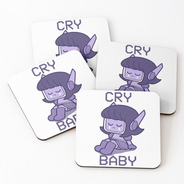 Item preview, CRY BABY - Bitsy The Sad Retro Robot Girl designed and sold by Stawbey.