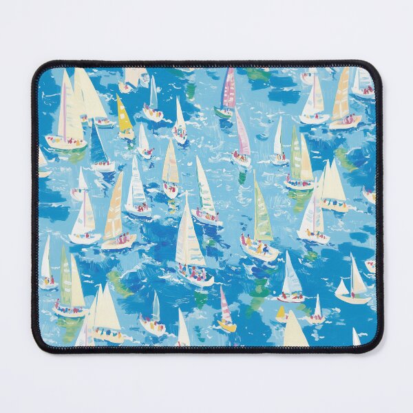 Item preview, Sailboats Pattern 1 designed and sold by emmakraner.