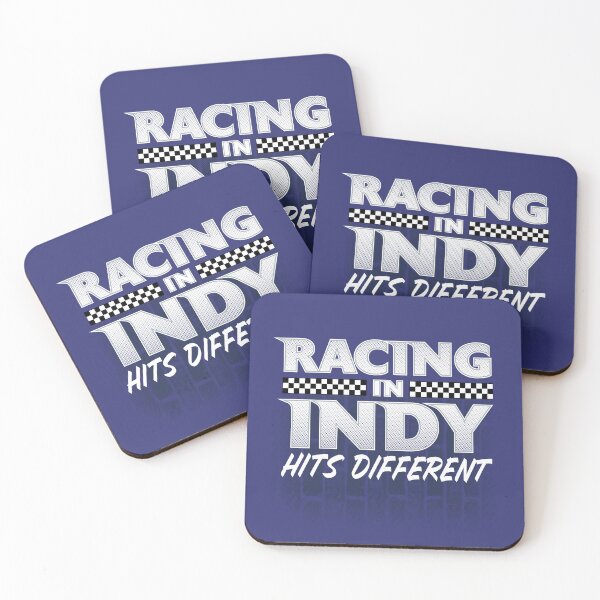 Item preview, Racing in Indy Hits Different (Grey & White) designed and sold by GX3-Creative.