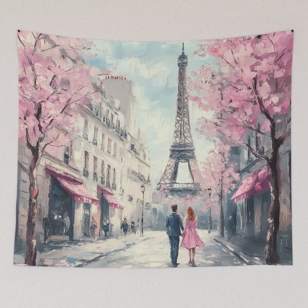 Item preview, Couple Walking In Paris in Spring designed and sold by Rtymer.