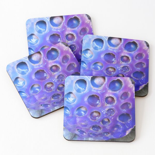Item preview, Purple Trypophobia Alien Seed Pods designed and sold by ShutterbugBttns.