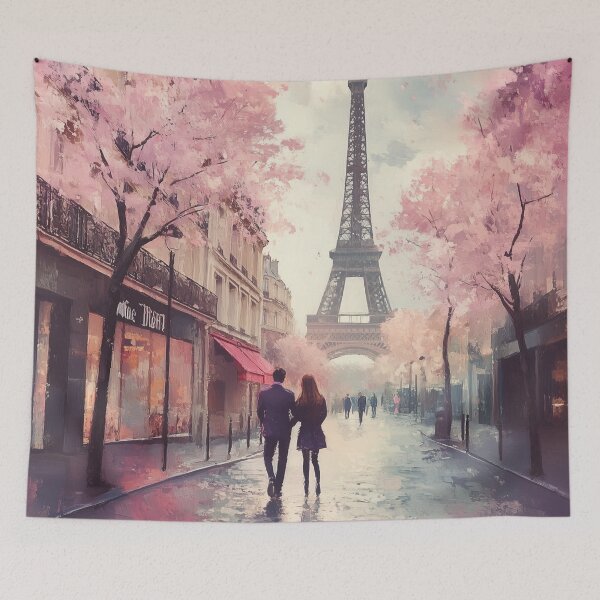Item preview, Couple Walking In Paris in Spring designed and sold by Rtymer.