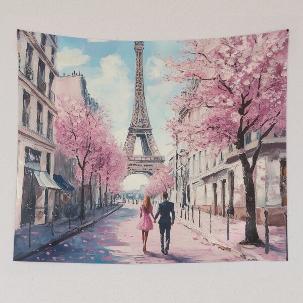 Item preview, Couple Walking In Paris in Spring designed and sold by Rtymer.