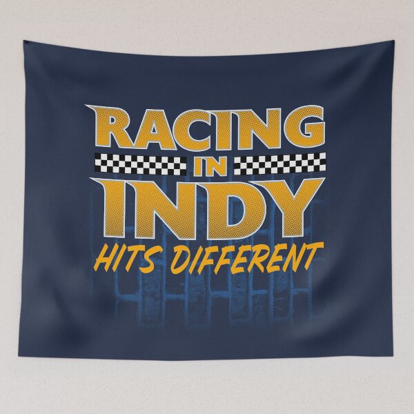 Item preview, Racing in Indy Hits Different (Gold & White) designed and sold by GX3-Creative.