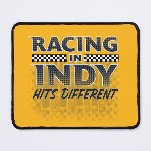 Item preview, Racing in Indy Hits Different (Navy & White) designed and sold by GX3-Creative.