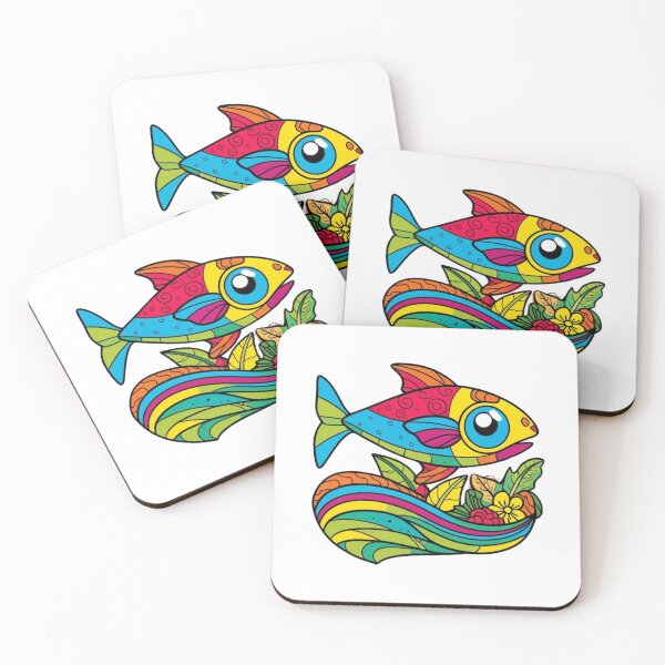 Item preview, Colorful Fish Print – Sea Animal Art designed and sold by DariaCraft.