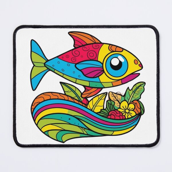 Item preview, Colorful Fish Print – Sea Animal Art designed and sold by DariaCraft.