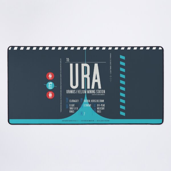 Artikelvorschau, Uranus Boarding Pass (Interplanetary Space Travel Ticket Collection) entworfen und verkauft von BGALAXY.