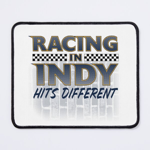 Item preview, Racing in Indy Hits Different (Navy & Gold) designed and sold by GX3-Creative.