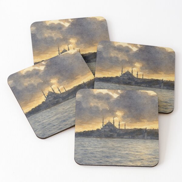 Item preview, Two Continents Under Golden Skies - Istanbul, Turkey designed and sold by PixelPastoral.