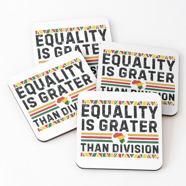 Item preview, Equality Is Greater Than Division Shirt – Funny Juneteenth Quote Tee | Black Freedom Celebration Design designed and sold by Rawibella.