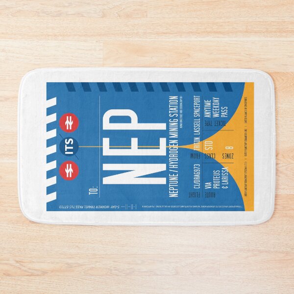 Item preview, Neptune Boarding Pass (Interplanetary Space Travel Ticket Collection) designed and sold by BGALAXY.