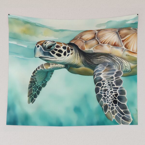 Item preview, Beautiful Turtle in Lake designed and sold by CalmnessbyChoice.