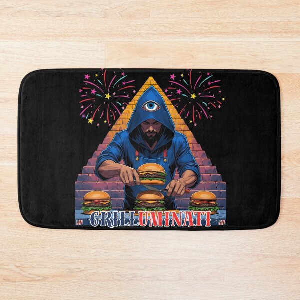 Item preview, Grilluminati – Secret Society of Burgers and Freedom designed and sold by PeteLawliiet.