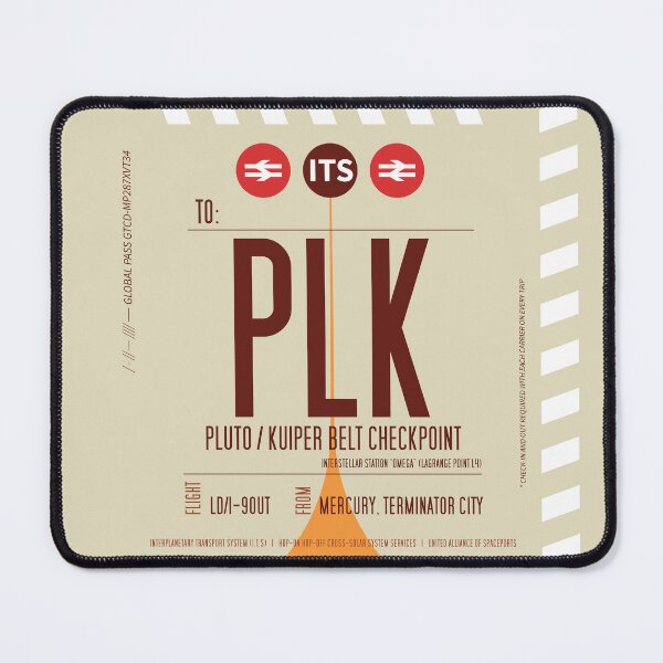 Item preview, Dwarf Planet Pluto Boarding Pass (Interplanetary Space Travel Ticket Collection) designed and sold by BGALAXY.