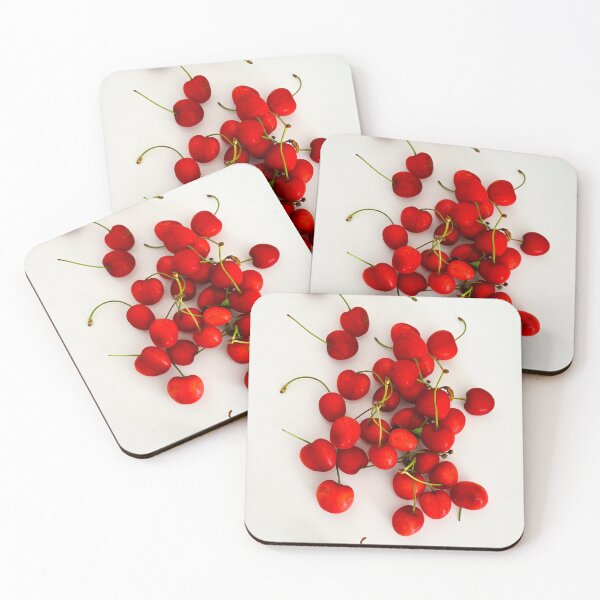 Item preview, Vibrant Red Berries for Summer Wall Art designed and sold by LukianArtPrint.