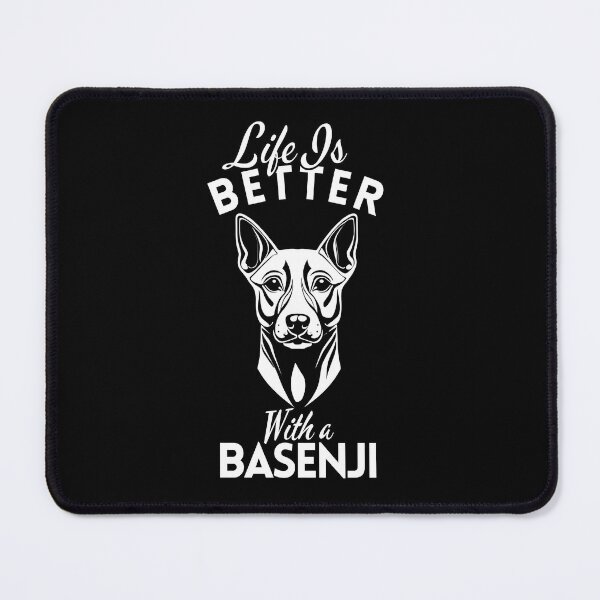 Item preview, Life Is Better With a Basenji – Minimalist Elegant and Independent Dog Design for Basenji Moms designed and sold by GoodyPaws.