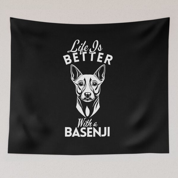 Item preview, Life Is Better With a Basenji – Minimalist Elegant and Independent Dog Design for Basenji Moms designed and sold by GoodyPaws.