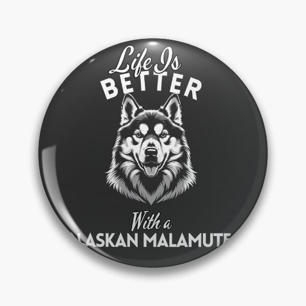 Item preview, Life Is Better With an Alaskan Malamute – Minimalist Strong and Loyal Arctic Dog Design designed and sold by GoodyPaws.