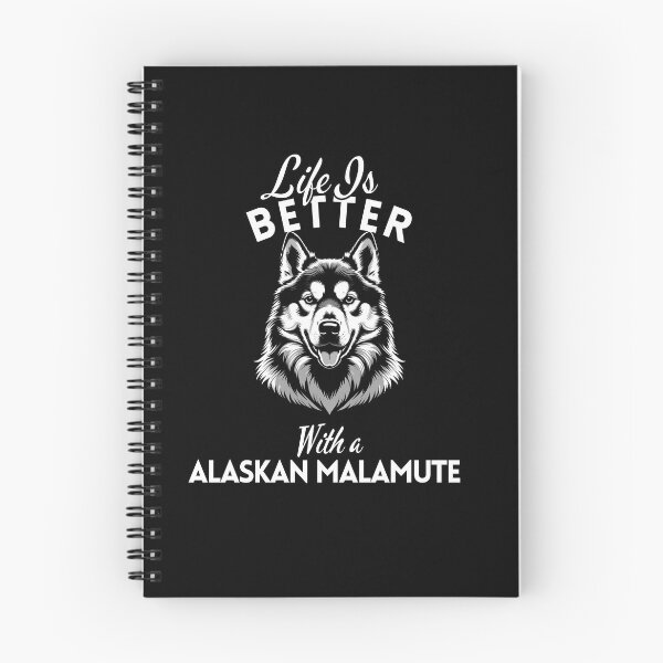 Item preview, Life Is Better With an Alaskan Malamute – Minimalist Strong and Loyal Arctic Dog Design designed and sold by GoodyPaws.