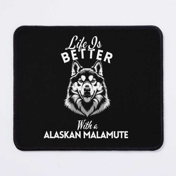 Item preview, Life Is Better With an Alaskan Malamute – Minimalist Strong and Loyal Arctic Dog Design designed and sold by GoodyPaws.